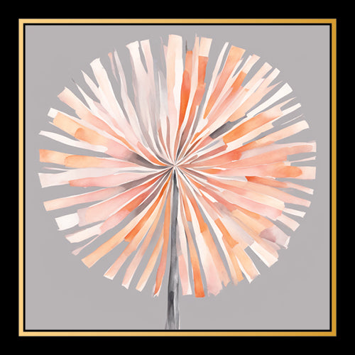 &quot;Wish&quot; Blush Pink Dandelion Art