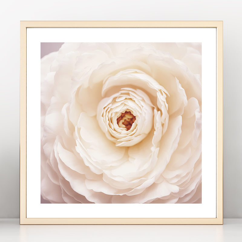 White Floral Art