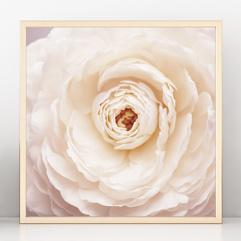 White Floral Art
