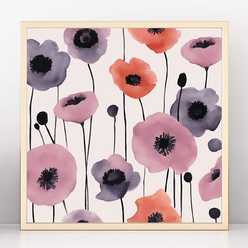 Mauve Poppies