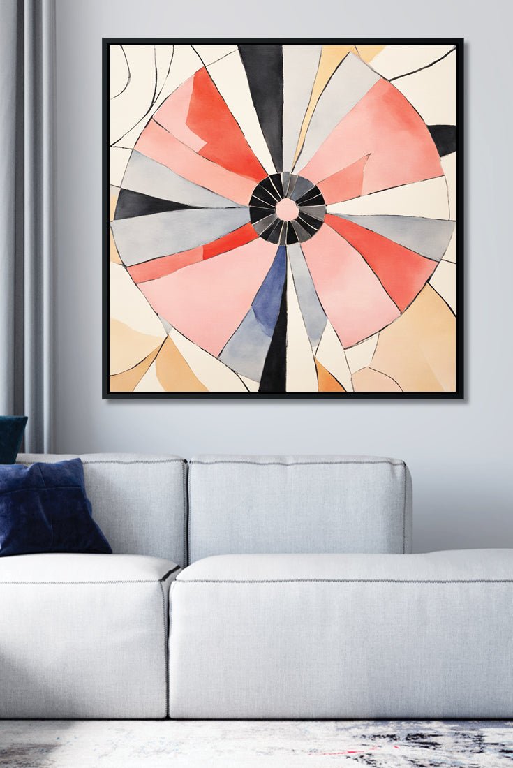 &quot;Pinwheel&quot; Abstract Floral Art