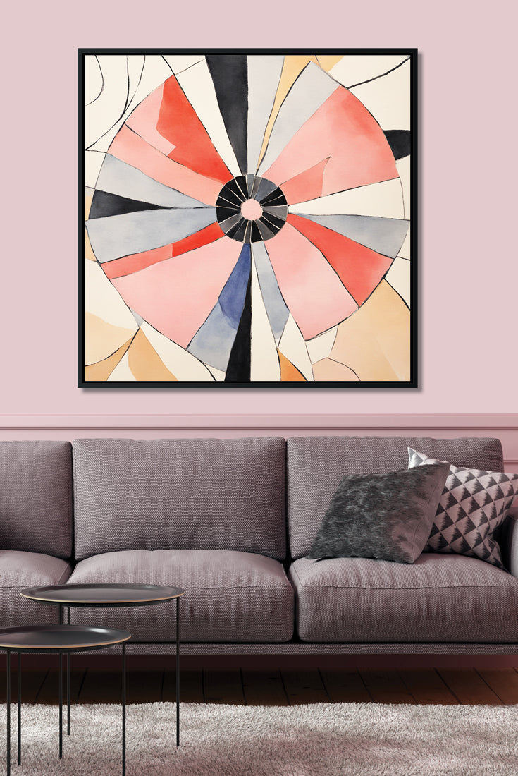 &quot;Pinwheel&quot; Abstract Floral Art