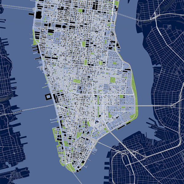 Manhattan NYC NFT, No. 0 ~ Galeria Rodrigo